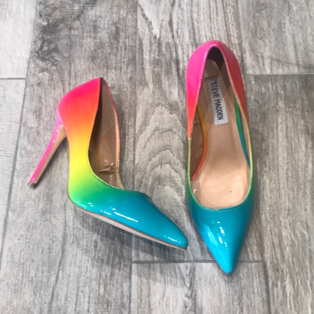 Steve Madden Zaney Patent Leather High Heels